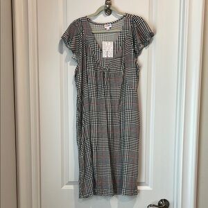 Stylish Black and White Dress